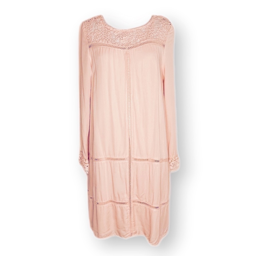 Doe & Rae Crochet Lace Tunic Dress